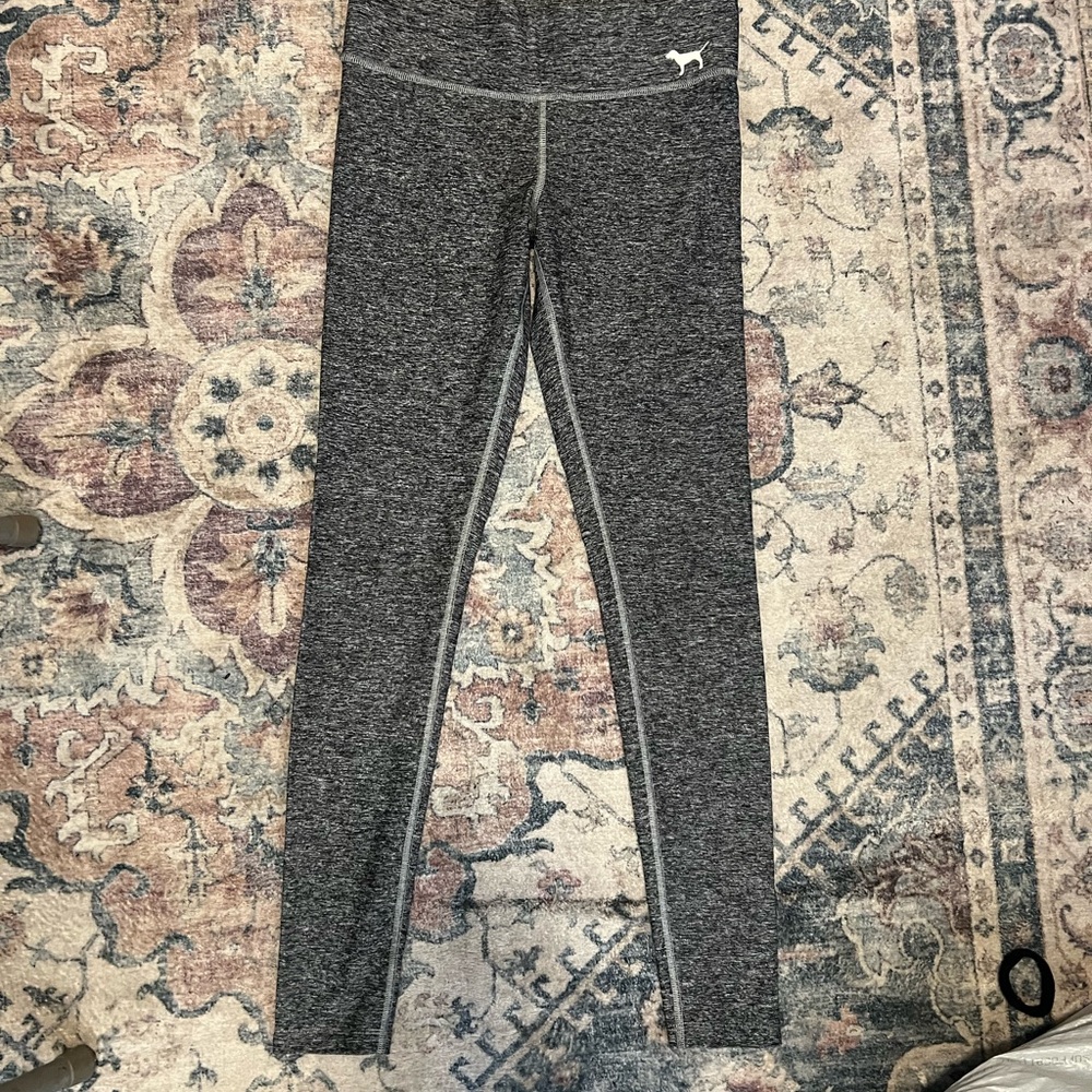 Gray Leggings victoria secret with dog logo